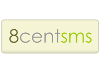 Logo for 8centsms.com - web based SMS by Working Software